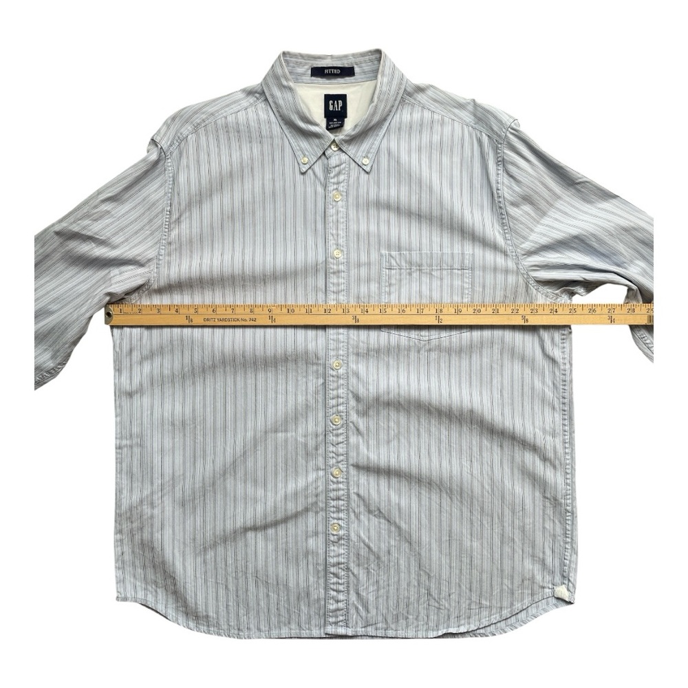 Gap Button Down Shirt, Light Blue, Size X Large - image 4